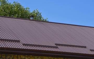 typical Capel St Mary corrugated roof uses